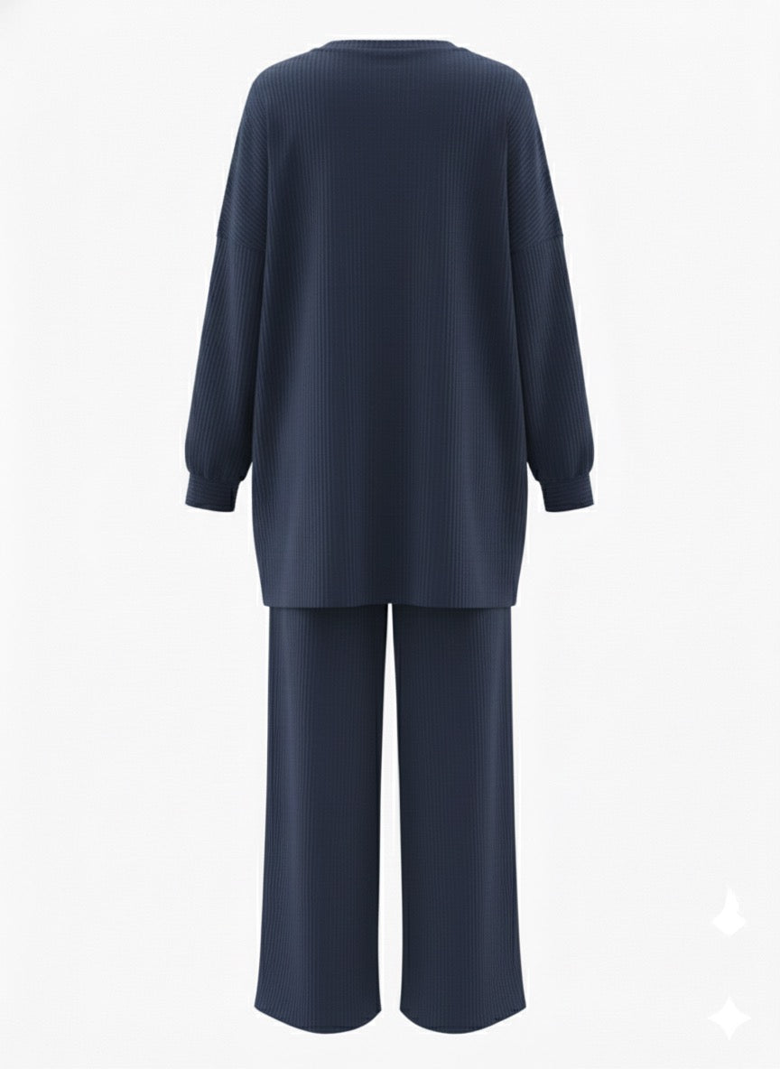 Conjunto pana largo azul A47