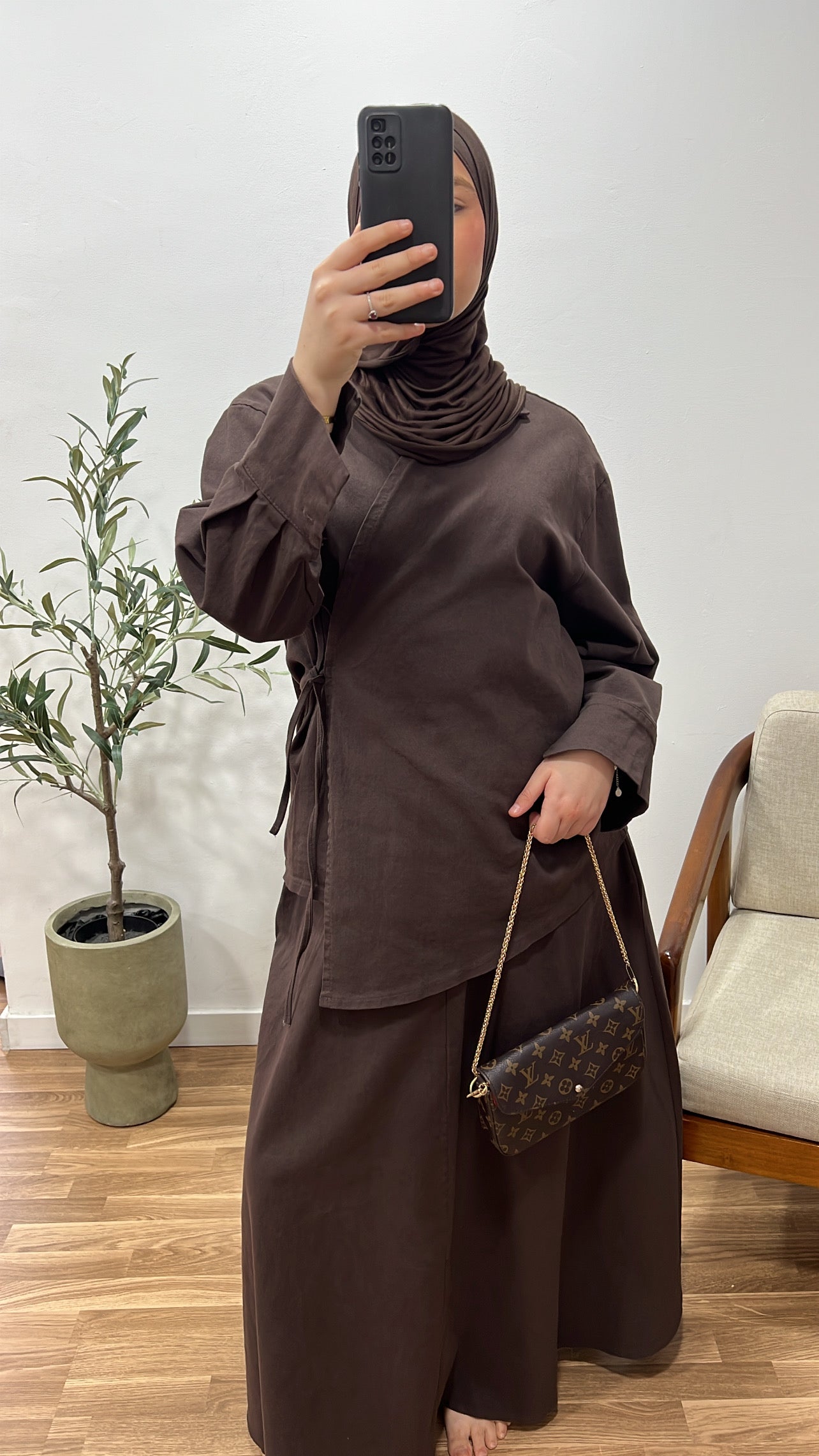 Conjunto falda jeans