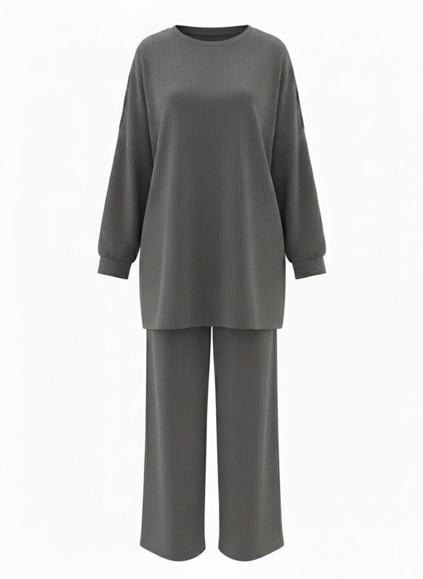 Conjunto pana largo gris A48