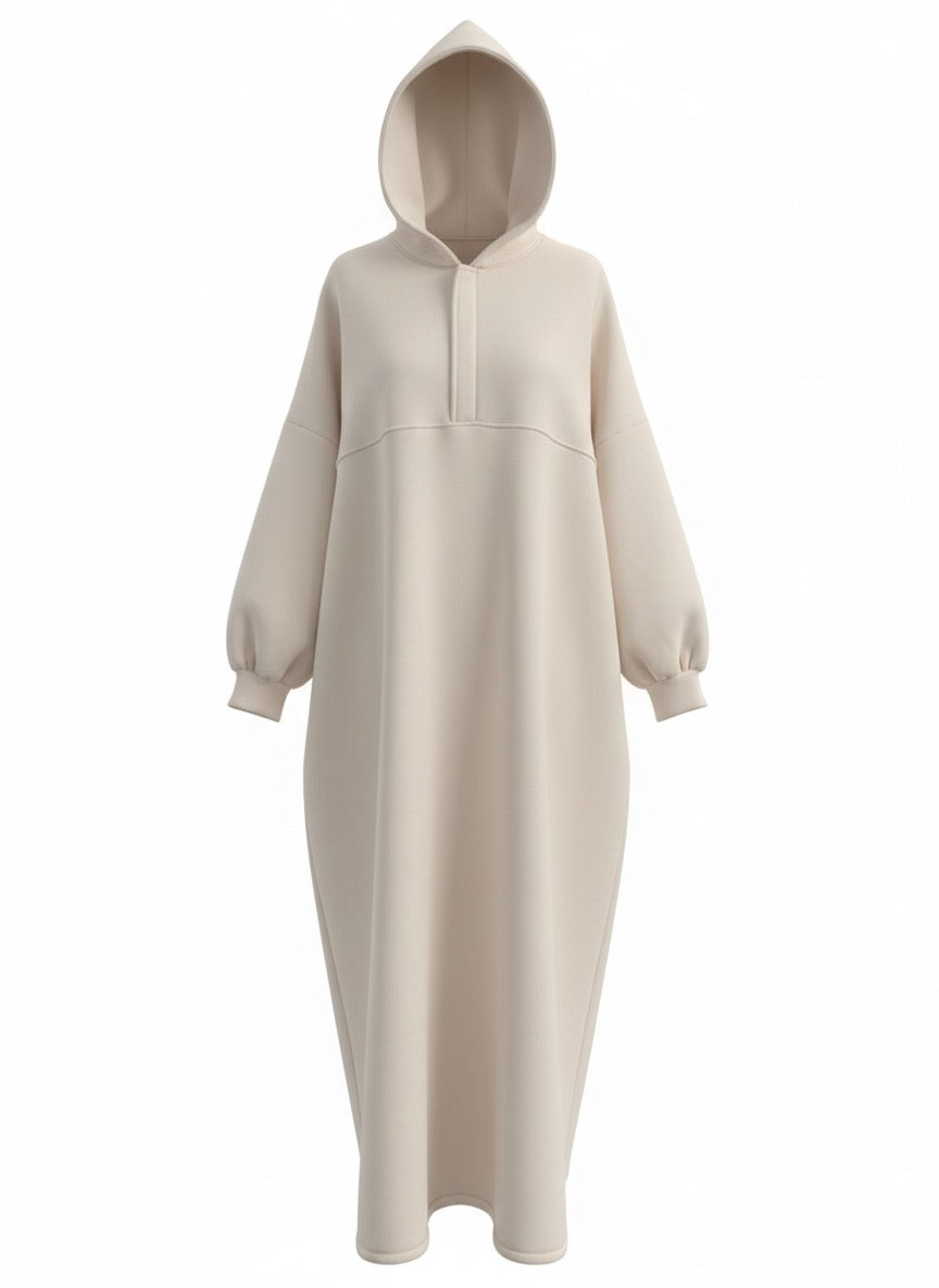 Sudadera beige llarga A70