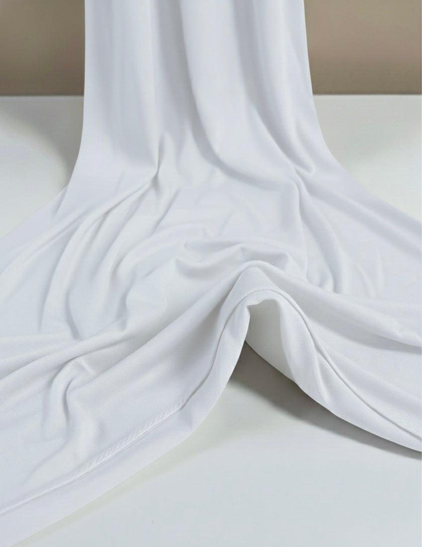 Hijab premium jersey blanco