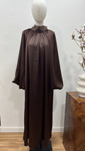 Vestido verano marron 1003