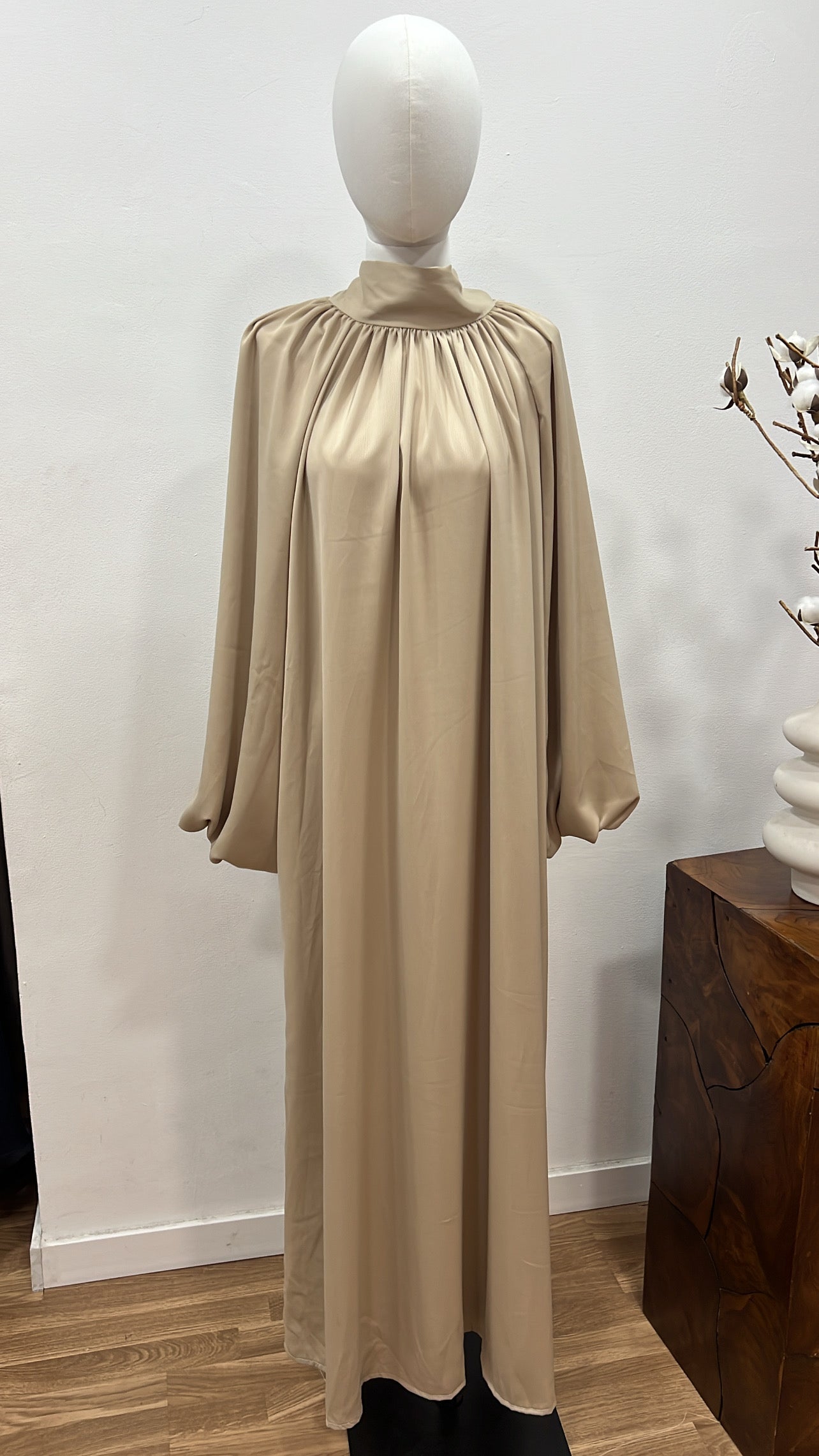 Vestido beige verano 1001