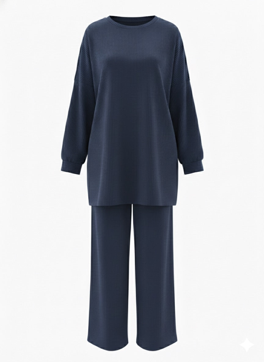 Conjunto pana largo azul A47