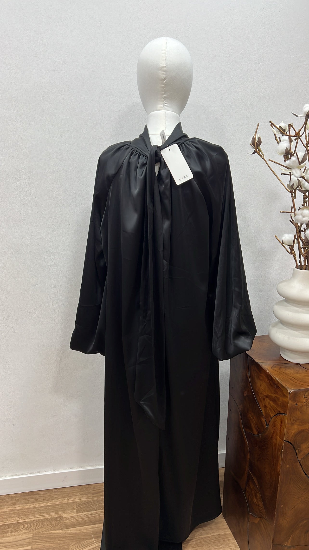 Vestido verano negro 1006