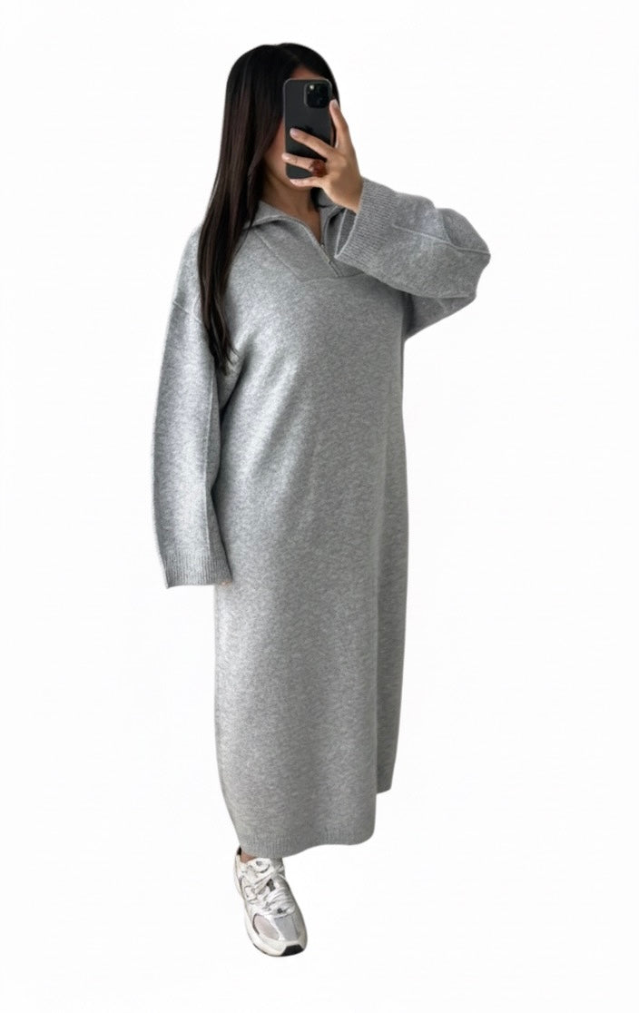 Vestido jersey gris A60