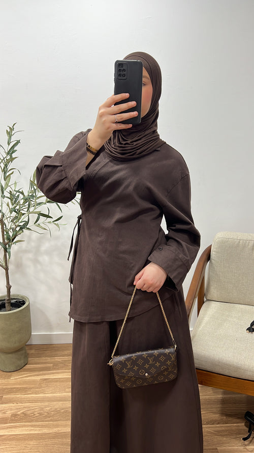 Conjunto falda jeans