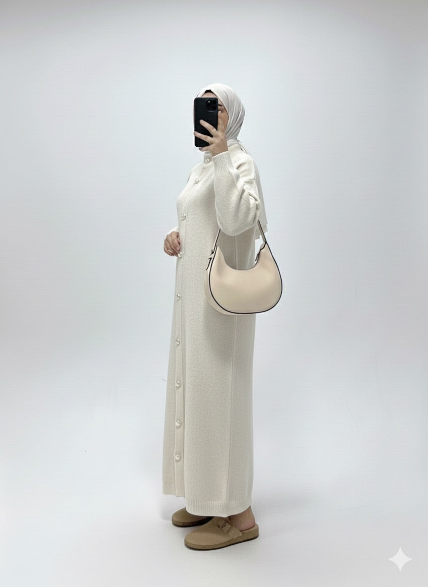 Vestido jersey beige A39