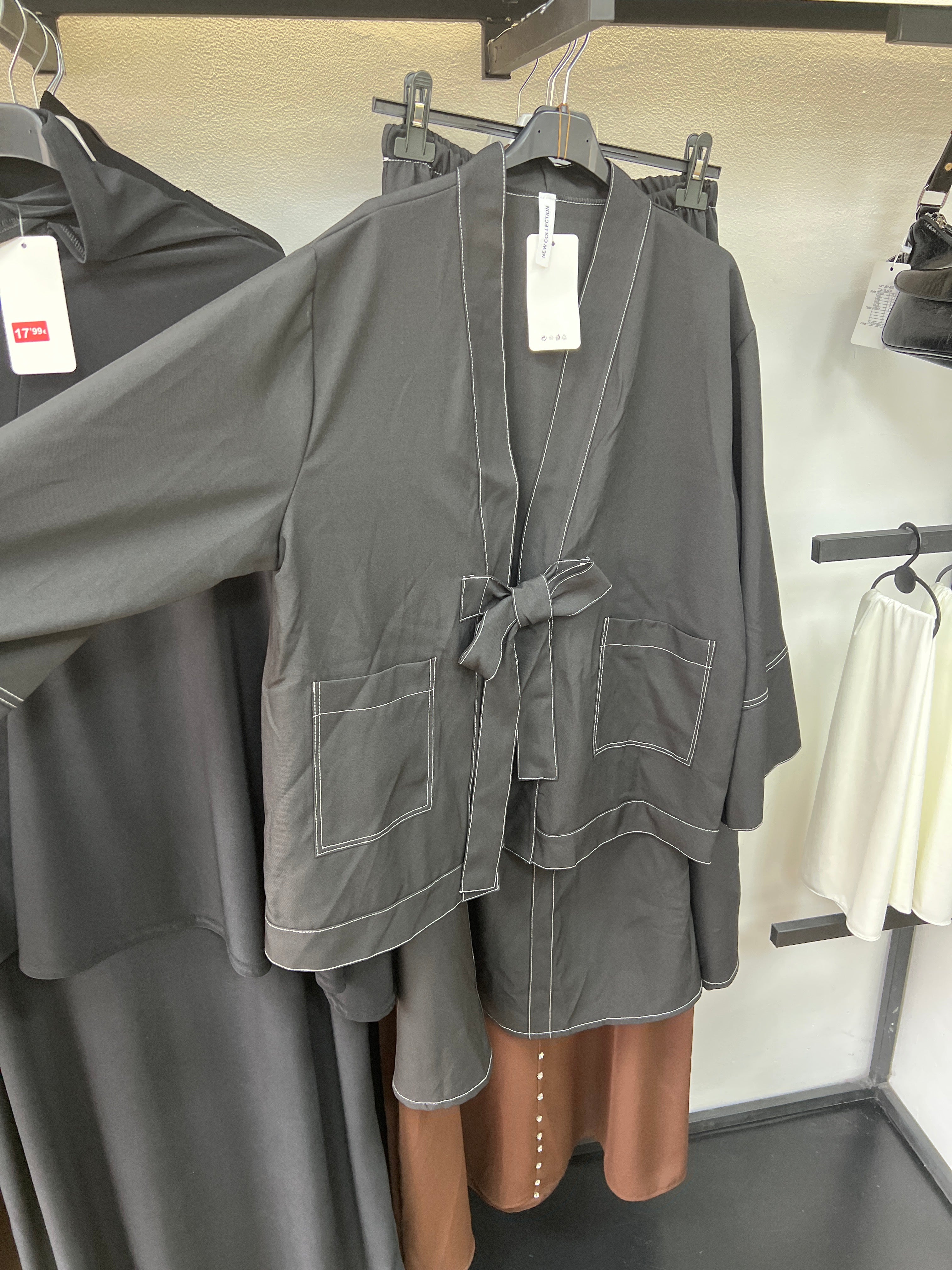 Conjunto estilo jeans falda