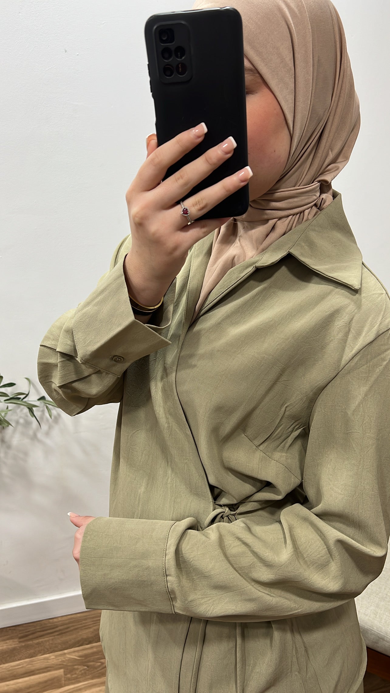 Conjunto falda verde