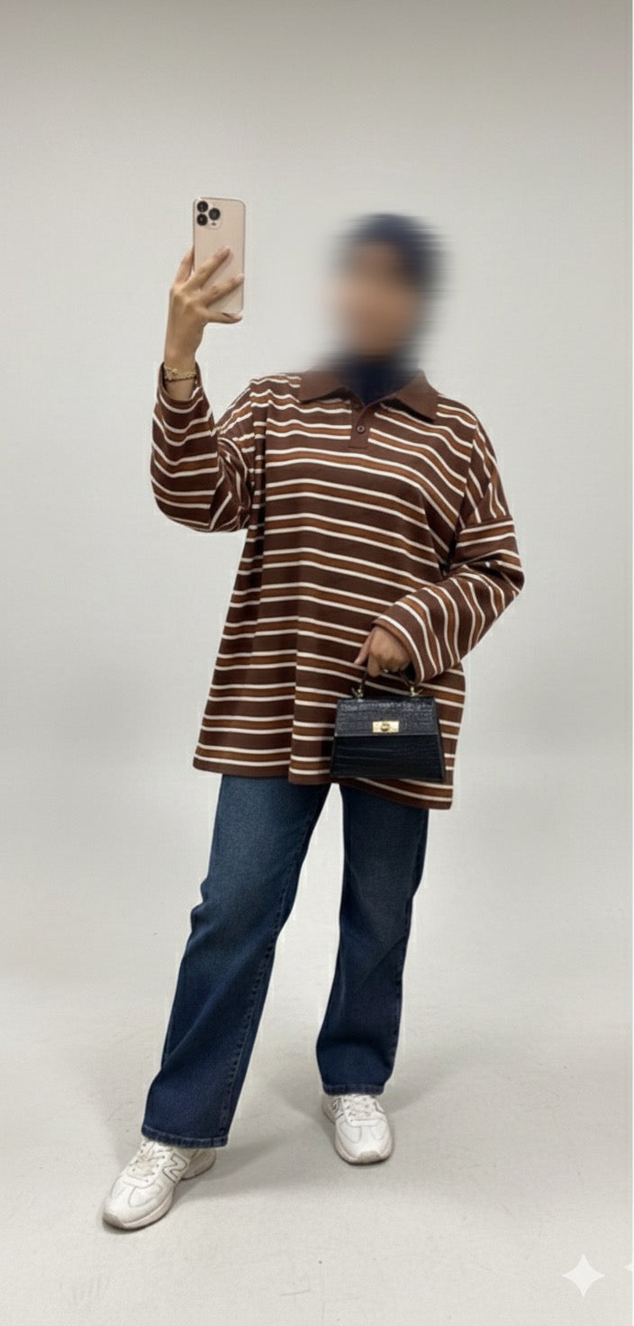 Jersey oversize rallas A56