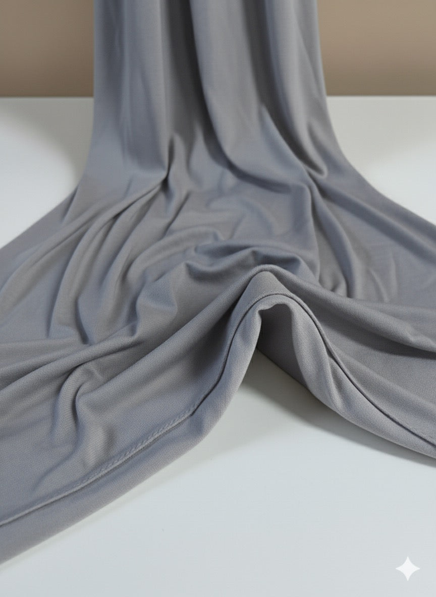 hijab premium jersey LIGHT GREY