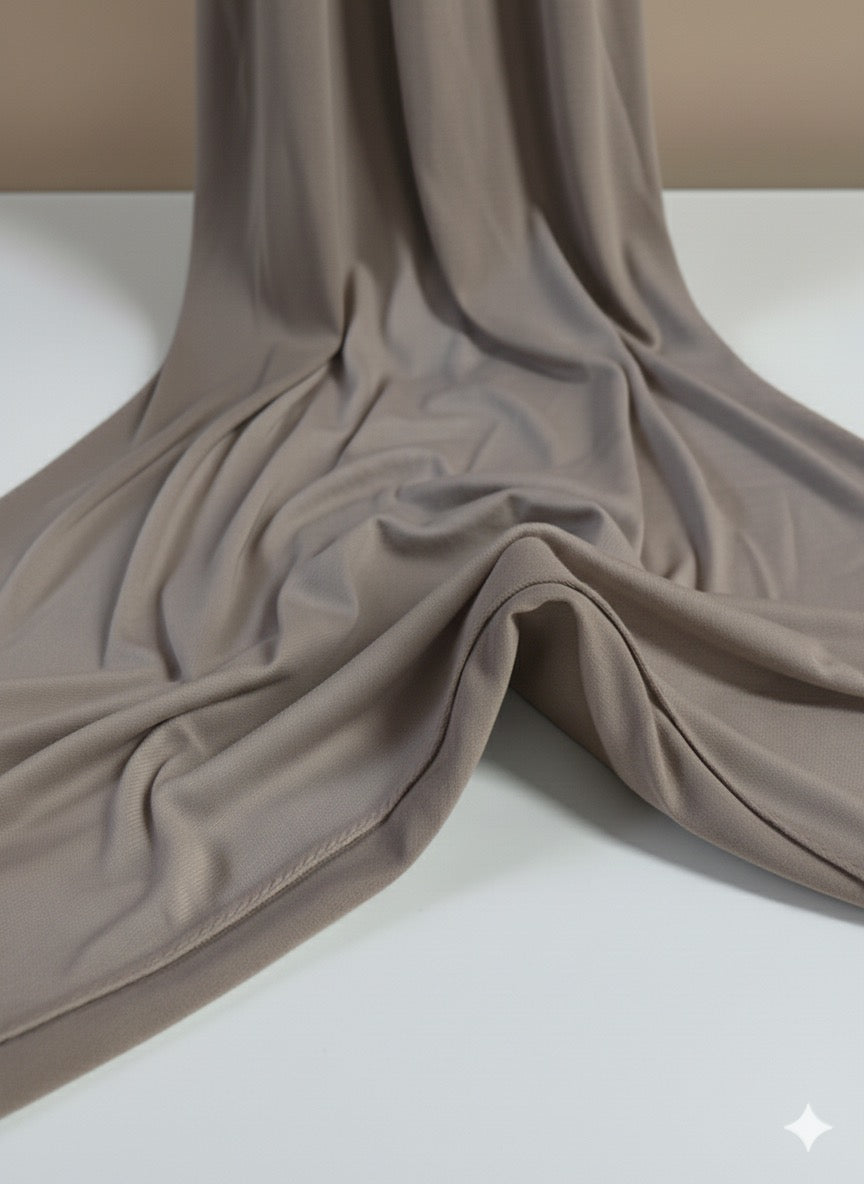 hijab premium jersey TAUPE