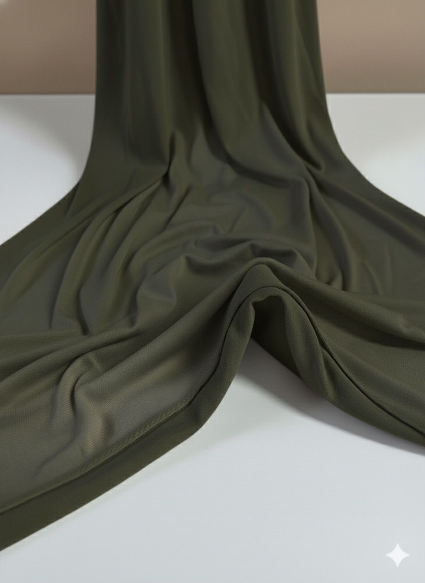 hijab premium jersey OLIVE