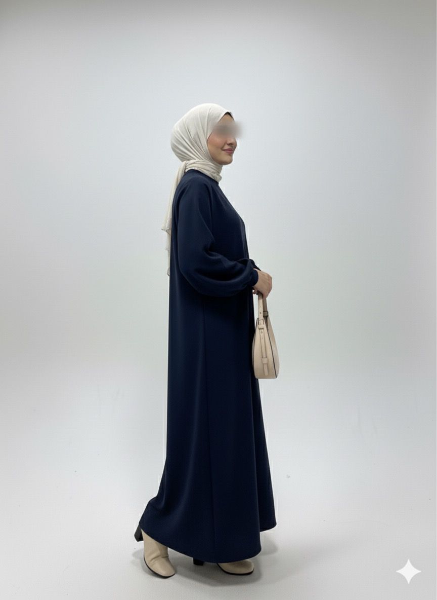 Vestido sudadera azul A34